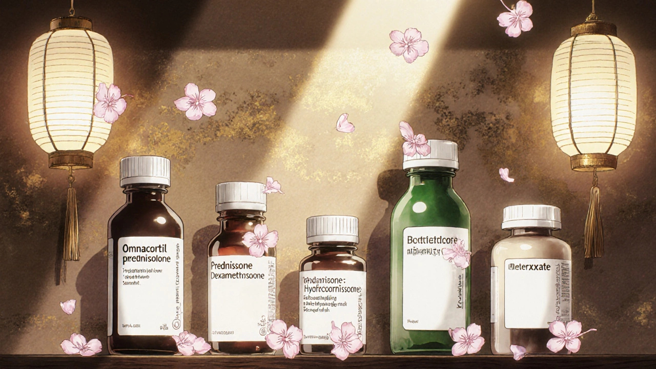 Omnacortil (Prednisolone) vs alternatives : comparaison complète pour choisir le bon traitement